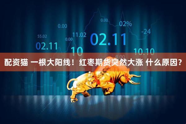 配资猫 一根大阳线！红枣期货突然大涨 什么原因？